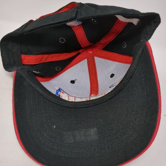 Summit Racing Equipment U.S. Flag Strapback Baseball Cap Black One Size 6 Panel - Picture 7 of 8